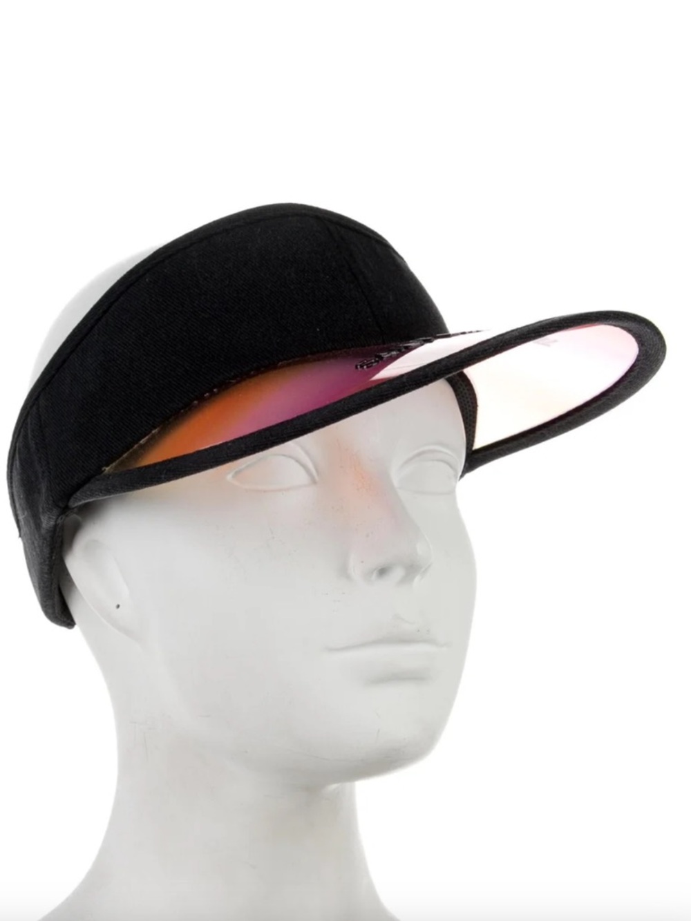 Black Saint Laurent Rive Droit Visor - Picture 4 of 8